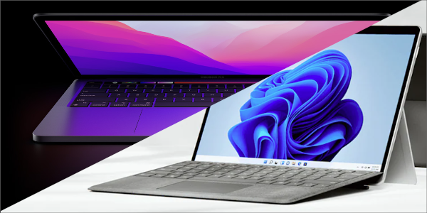 Surface Pro、MacBook
