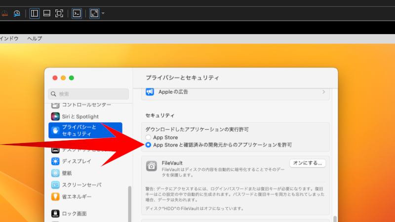 vmware mac 画面がフルスクリーンにならない！